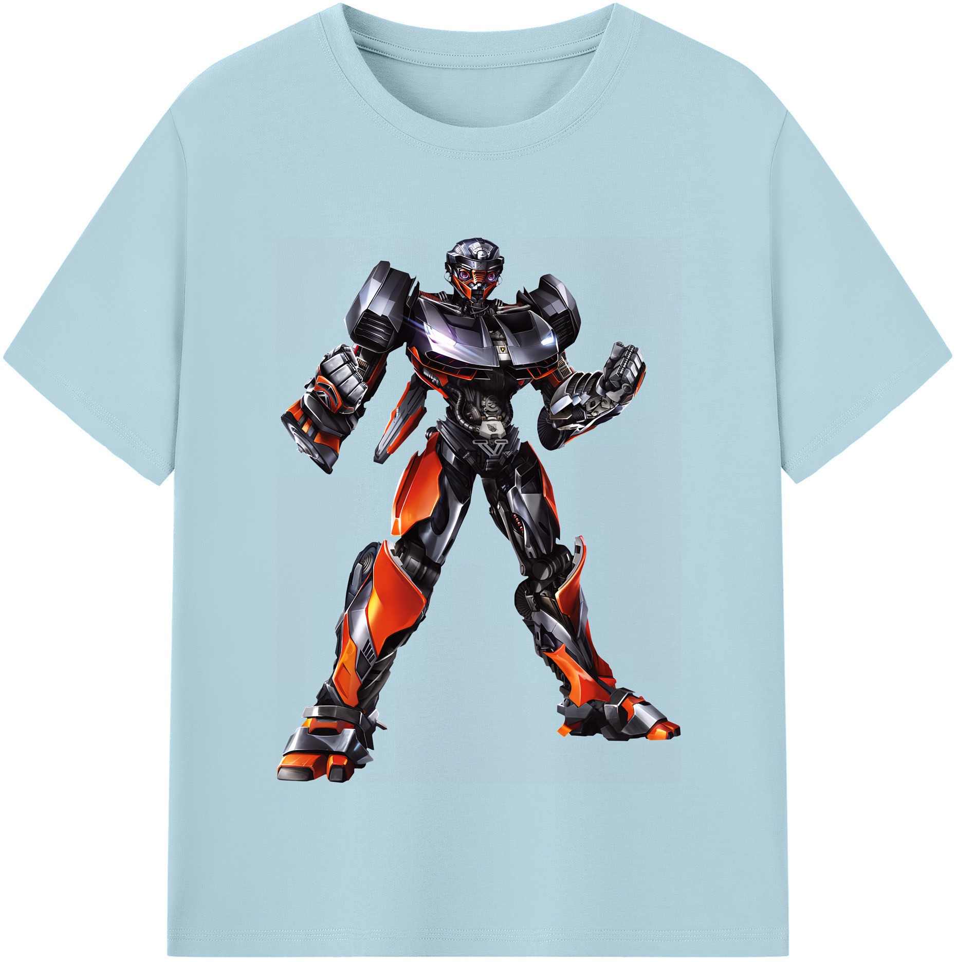 （画像用） Transformers トランスフォーマー 綿100％半袖Tシャツ（フロントプリント）